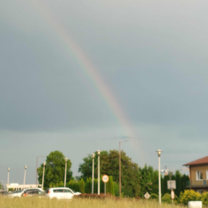Uzupełnieniem obserwacji przyrodniczych w laboratoriach jest wspaniała tęcza – zjawisko optyczne i meteorologiczne, które powstaje w wyniku załamania, odbicia i rozszczepienia światła słonecznego w kroplach deszczu. To naturalne widowisko stanowi piękne podsumowanie dnia pełnego naukowych odkryć i kontaktu z przyrodą.