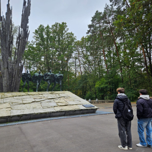 Pomnik upamiętniający bitwę nad Branwią – miejsce refleksji nad historią regionu.