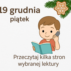 To dobry moment, by się zatrzymać. Sięgnij po lekturę i przeczytaj kilka stron, odkrywając nowy fragment historii.