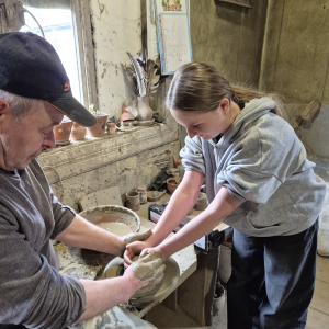 W pracowni garncarskiej